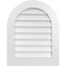 Ekena Millwork Round Top Surface Mount PVC Gable Vent: Non-Functional, w/ 3-1/2"W x 1"P Standard Frame, 24"W x 30"H GVPRT24X3001SN - alternate 1